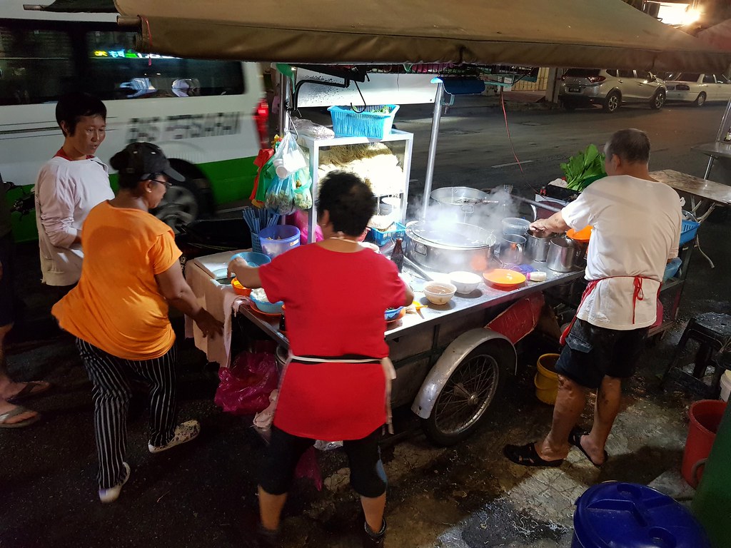 @ WanTonMee Push Cart stall at Chulia St. Night Hawker Stalls, Georgetown Penang