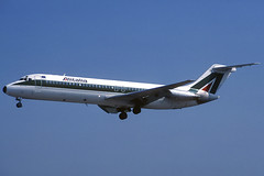 Alitalia DC-9-32 I-DIZE BCN 08/06/1996