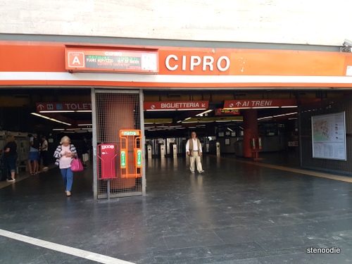 Cipro metro station
