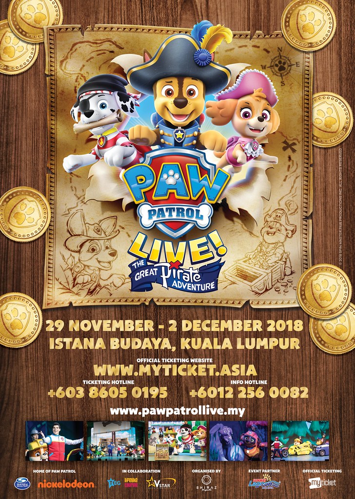Nickelodeon’s Paw Patrol Live! The Great Pirate Adventure