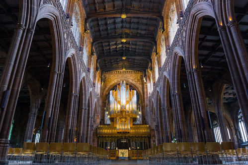 manchester cathedral sonya6000 nave perpendicular gothic medieval england