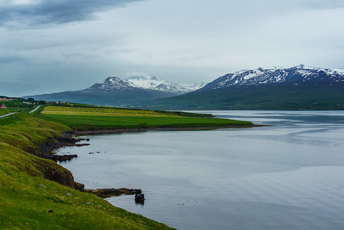 fjord iceland mountains norðurland norðurlandeystra sea northeasternregion is