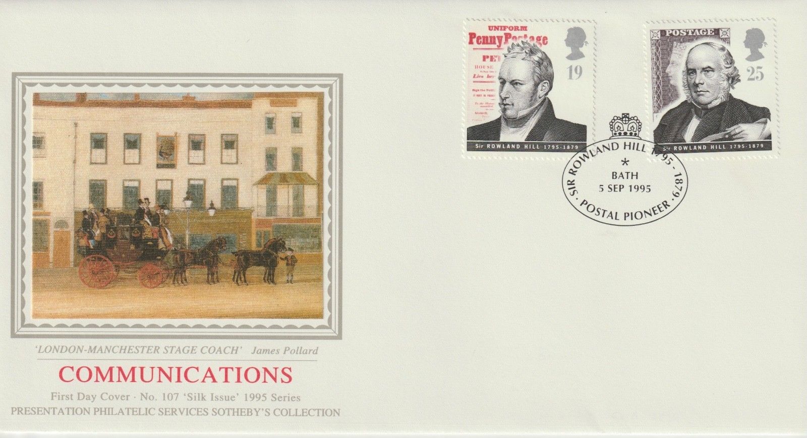 Great Britain - Scott #1625-1626 (1995) first day cover