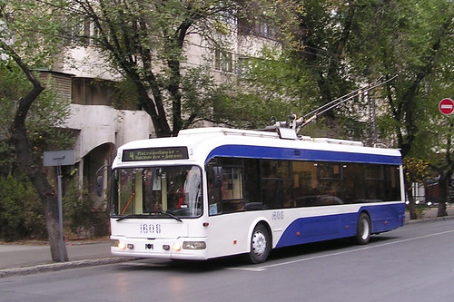 trolleybus trolza bishkek kyrgyzstan