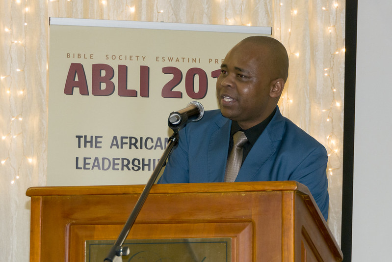Mr Ngcebo Mbuli, CEO Bible Society of Eswatini, Picture by Bible Society, Andrew Boyd