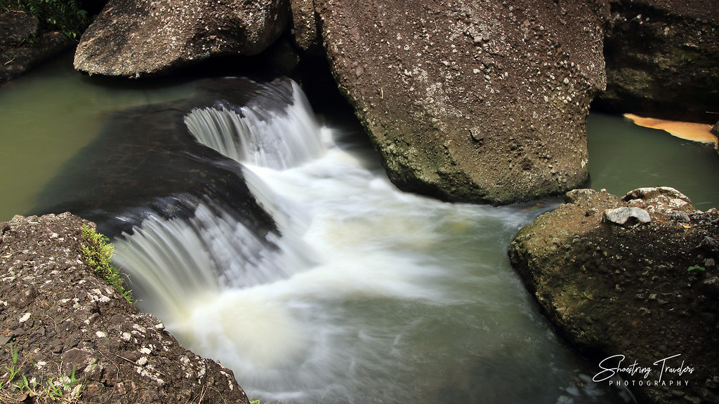 small cascade downstream from Tulay na Bato Falls