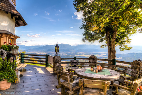 2018 austria carinthia breakfast lunch coffee table chair light landscape dream view terrace peaceful