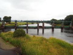 Barrage over the river Dee