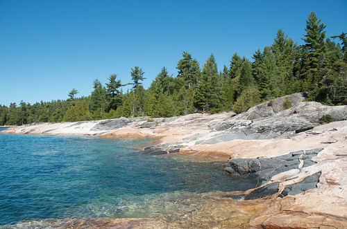 Lake Superior Park rocky shore