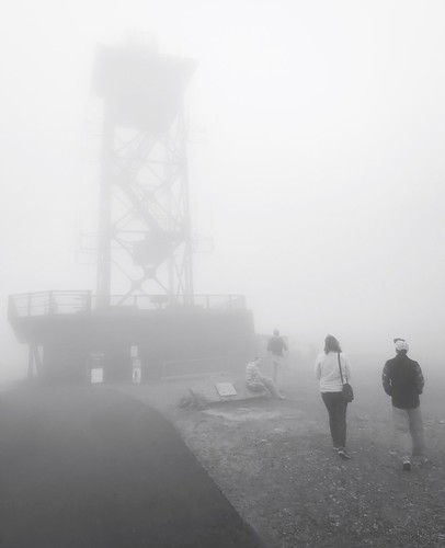summit julie mist monochrome monochromatic bw blackandwhite firetower observationtower mountwachusett wachusettmountainstatereservation foggy fog