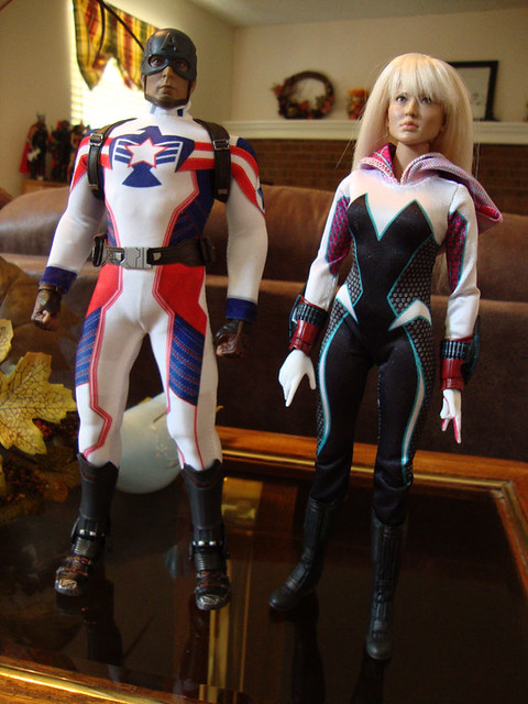 Marvel Rising Spider-Gwen & Patriot Customs by AFM 31267148858_d3b1fb534f_z