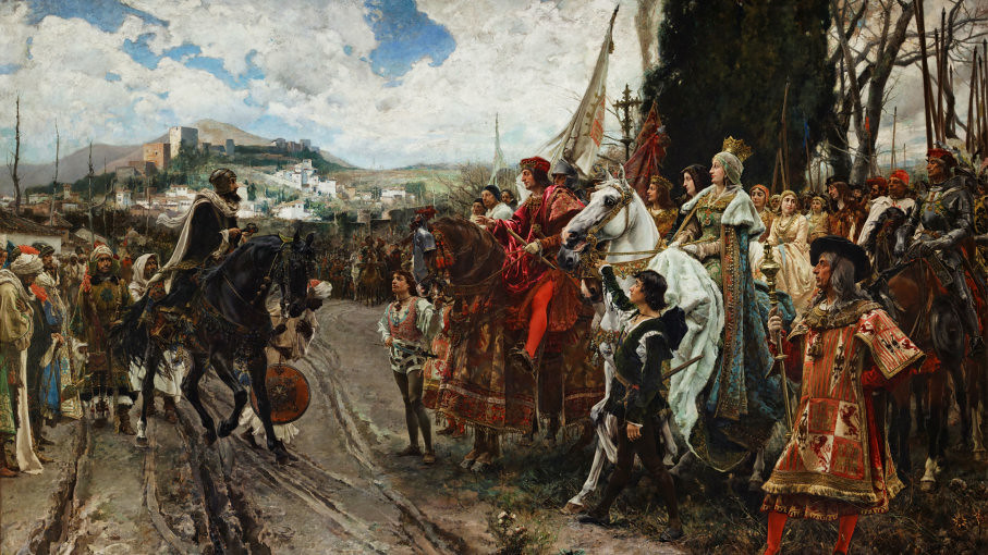 La Rendición de Granada  by Francisco Pradilla Ortiz