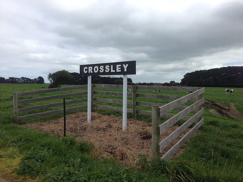 Abandoned Crossley Station sign