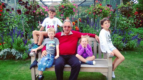 Grandpa and his grandchildren