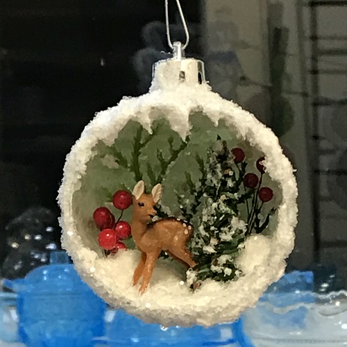 diorama Christmas ornaments