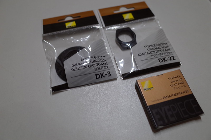 Nikon DK 3接眼目当て DK 22アイピースアダプター FAアイピース