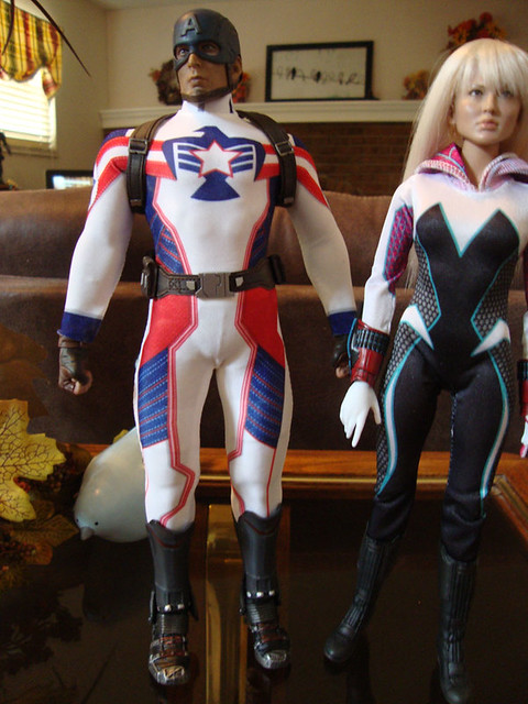 Marvel Rising Spider-Gwen & Patriot Customs by AFM 31267149498_3f839ababb_z