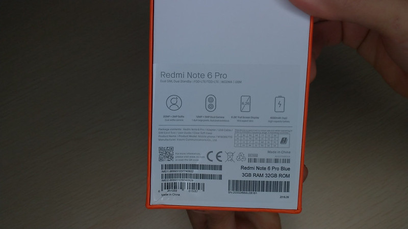 Xiaomi Redmi Note 6 Pro 開封 (3)