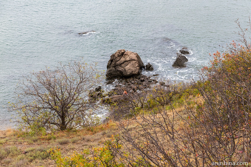 Камень в воде, Черное море