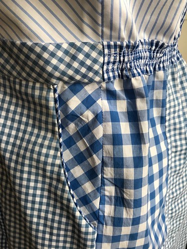 shirt-shirtdress pocket + piping