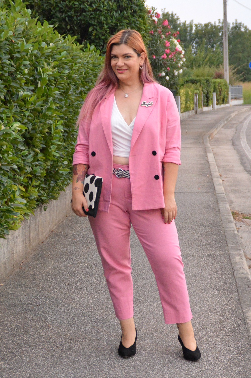 Outfit plus size completo rosa (6)