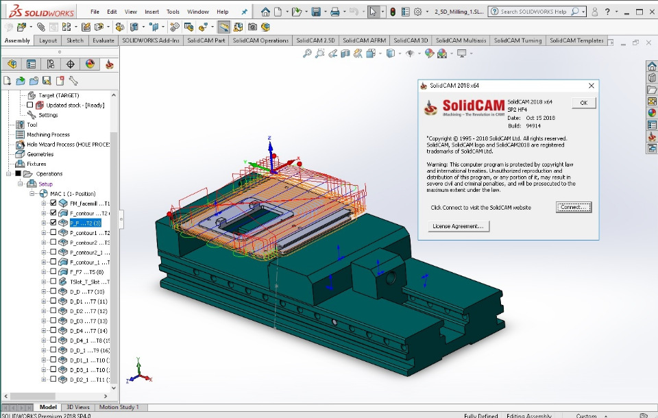 Machining with SolidCAM 2018 SP2 HF4 Multilang for SolidWorks 2012-2018 x64 full