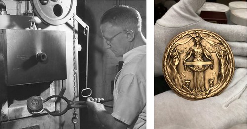 MACO worker and New Theater of New York medal