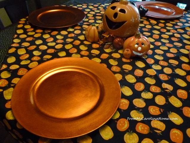 Happy Pumpkins Tablescape at From My Carolina Home