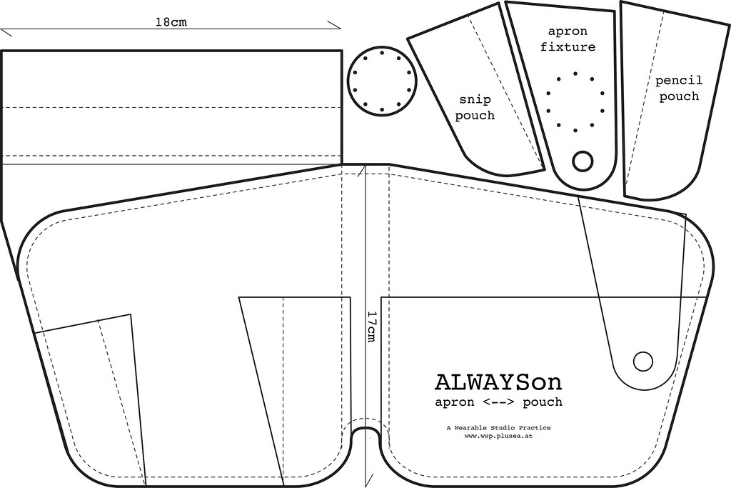 ALWAYS on - apron pouch pattern