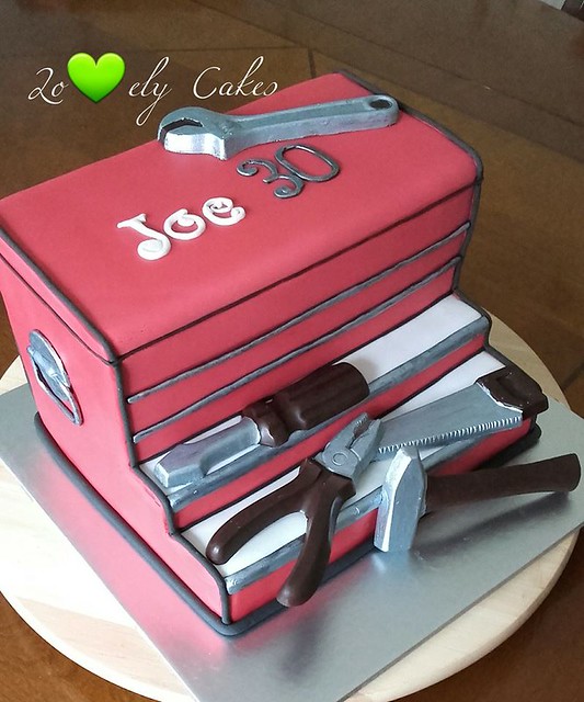 Tool Chest Cake by Lovely Cakes