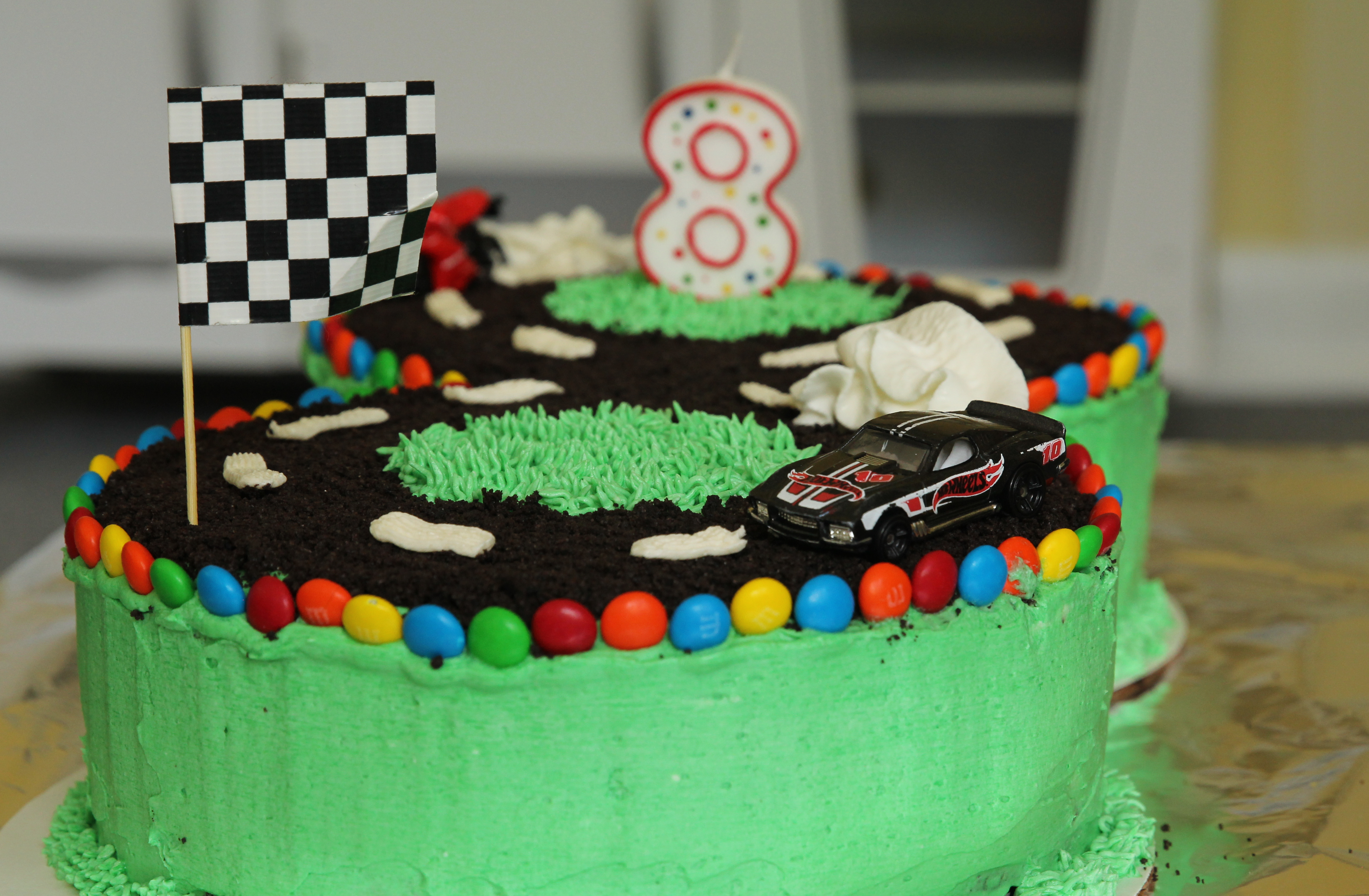 Race Car Number Cake – MSO Cookies + Cakes