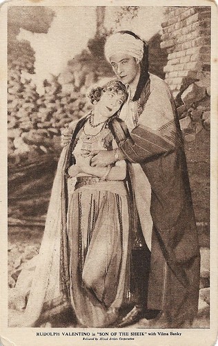 Rudolph Valentino and Vilma Banky in The Son of the Sheik (1926)