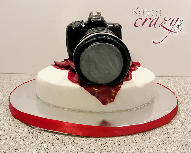 Camera Cake by Kate Furister of Kate’s Crazy Cakes