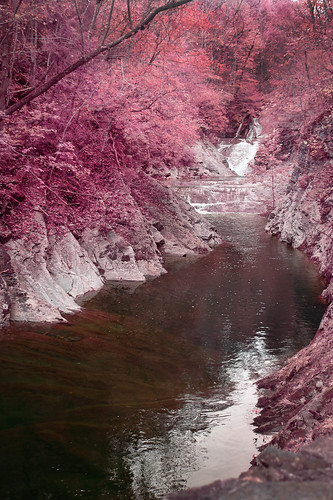 eosm waterfall infrared naturalbridge virginia unitedstates us