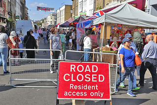 Portobello Road - Road closed