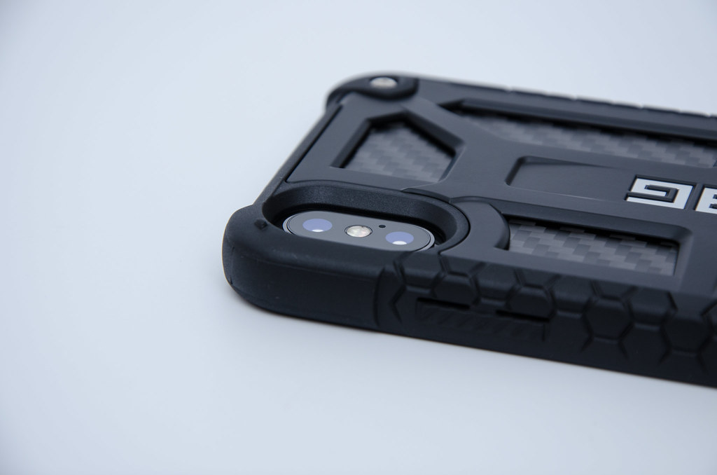 180105-UAG iPhone X 頂級版耐衝擊保護殼-碳黑-D5100-015