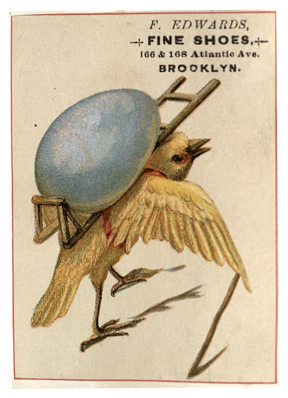 001-Scrapbook of trade cards 1877-1894- Brooklin Museum