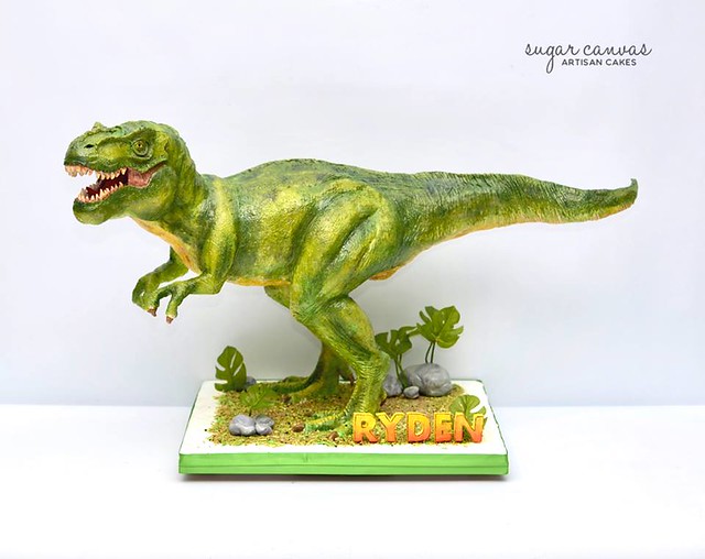 Little T-Rex Cake by Sugar Canvas