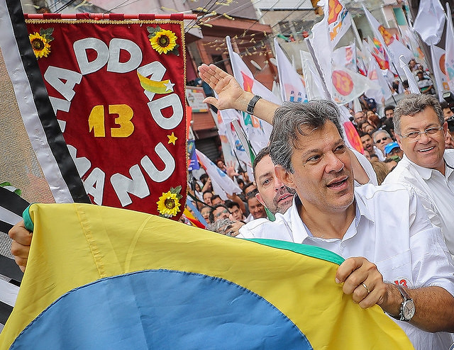 On the eve of Brazil’s runoff election, opinion polls confirm Haddad up
