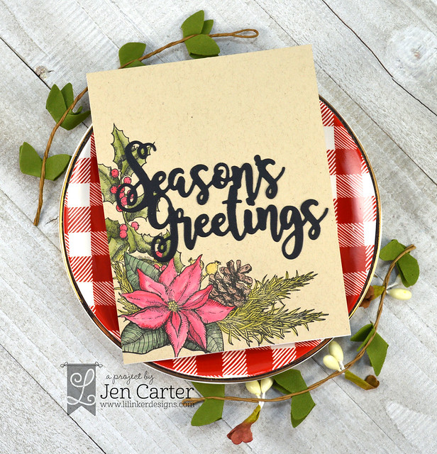 Jen Carter Classic Christmas Season's Greetings 1 wm