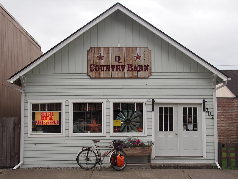 Ivory Pass at Former Trailside Cyclery: I was lucky enough for the owner of this former bike shop to invite me over to his house in town after sending him this picture.