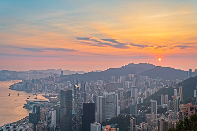 Sunrise At Hong Kong