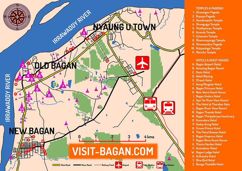 Datos prácticos para la visita de Bagan - Myanmar, Camboya y Laos: la ruta de los mil templos (4)