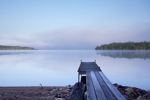 dock mist ontario sky hallslake lumixg14f25 canada landscape lake water sunrise olympusem5