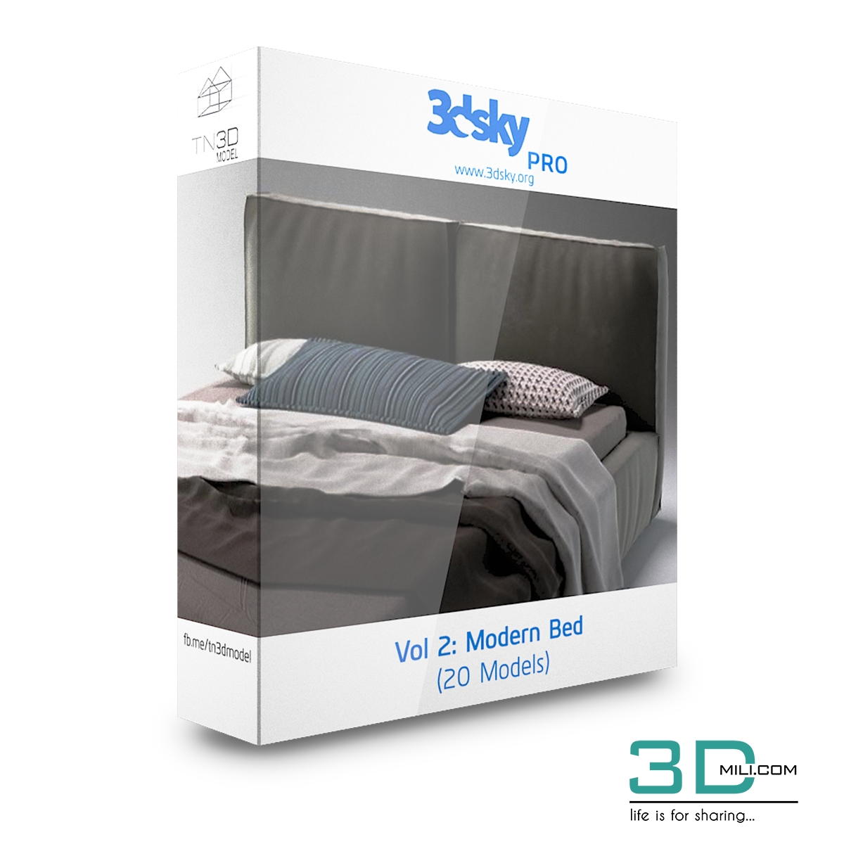 3dsky Pro Vol 2 Modern Beds 3dmili 2020 Download 3d Model Free 3d Models 3d Model Download
