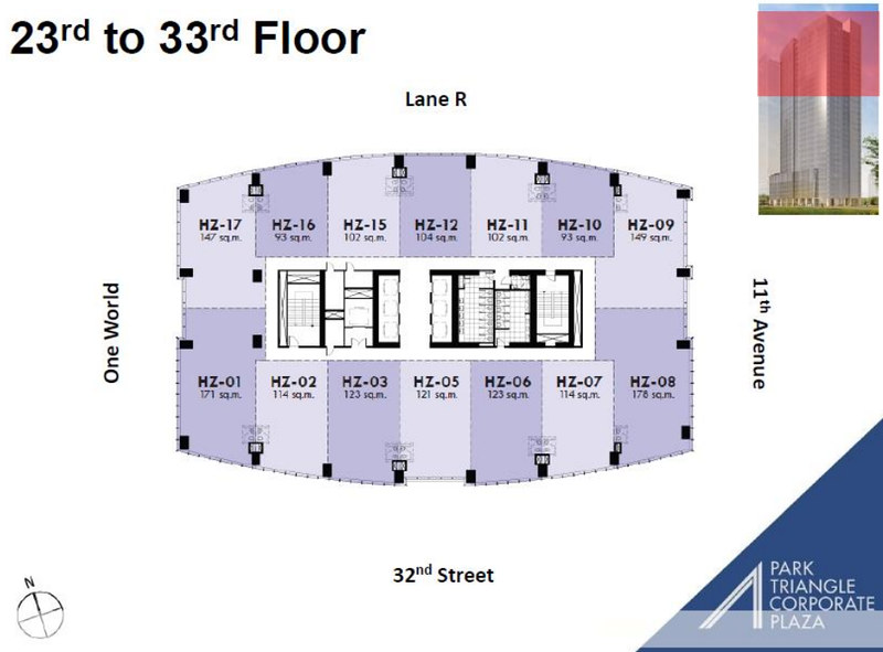 Floor plan 23rd-33rdfloor