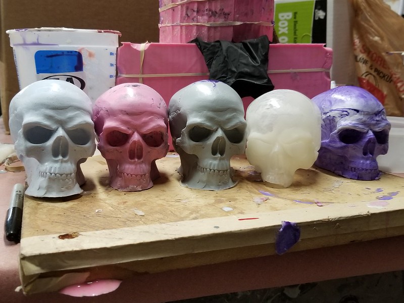 Raw Cast Skulls