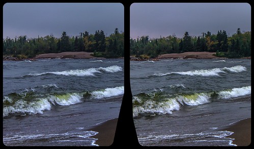 lakesuperior thegreatlakes sea wave brandung north america canada province ontario cross eye view xview crosseye pair free sidebyside sbs kreuzblick bildpaar 3d photo image stereo spatial stereophoto stereophotography stereoscopic stereoscopy stereotron threedimensional stereoview stereophotomaker photography picture raumbild twin canon eos 550d remote control synchron kitlens 1855mm 100v10f tonemapping hdr hdri raw