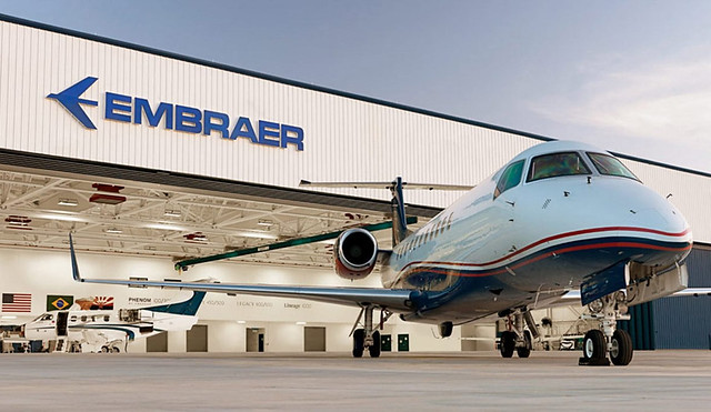 Empresa de capital aberto, Embraer foi fundada em 1969 e Ã© a terceira maior do mundo em produÃ§Ã£o de jatos comerciais - CrÃ©ditos: Arquivo/AgÃªncia Brasil