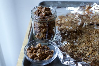 spicy candied walnuts